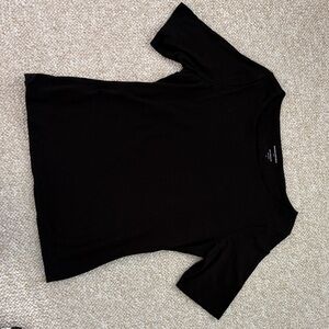 Banana Republic Soft Stretch Black Tee